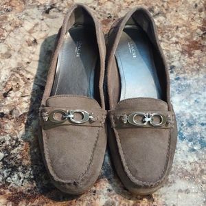 Coach Shoes Final Price Coach Fortunata Suede Leather Loafers